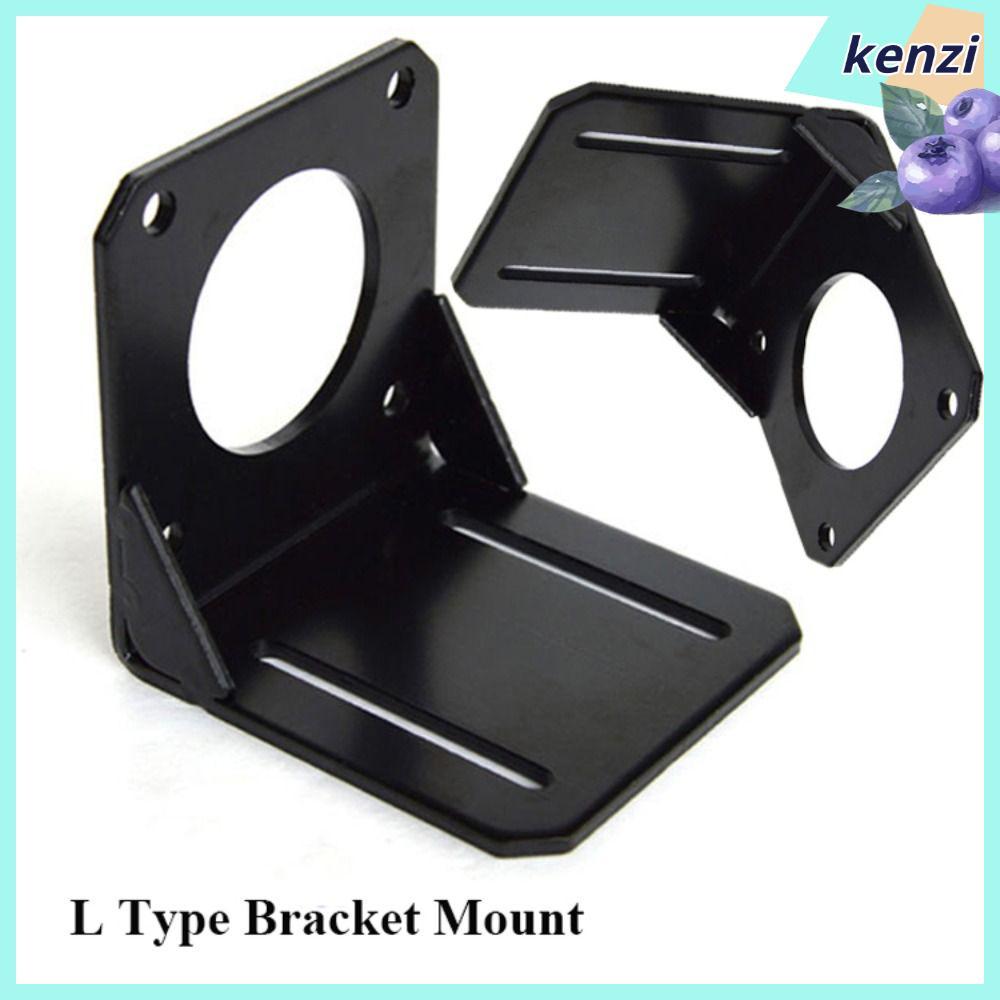 KENZI Steppr อุปกรณ์มอเตอร์สีดําสําหรับ Nema17 มอเตอร์ 17 23 Mount L-รูปวงเล็บคงที่
