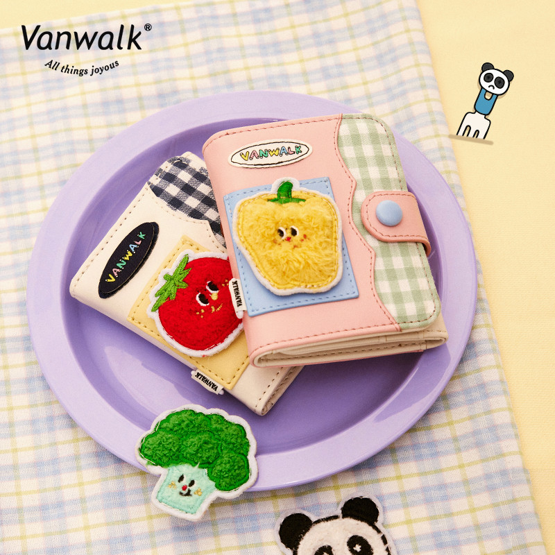 VANWALK Picnic Series K480 Girls Portable Lanyard Key Coin Purse — صورة 4