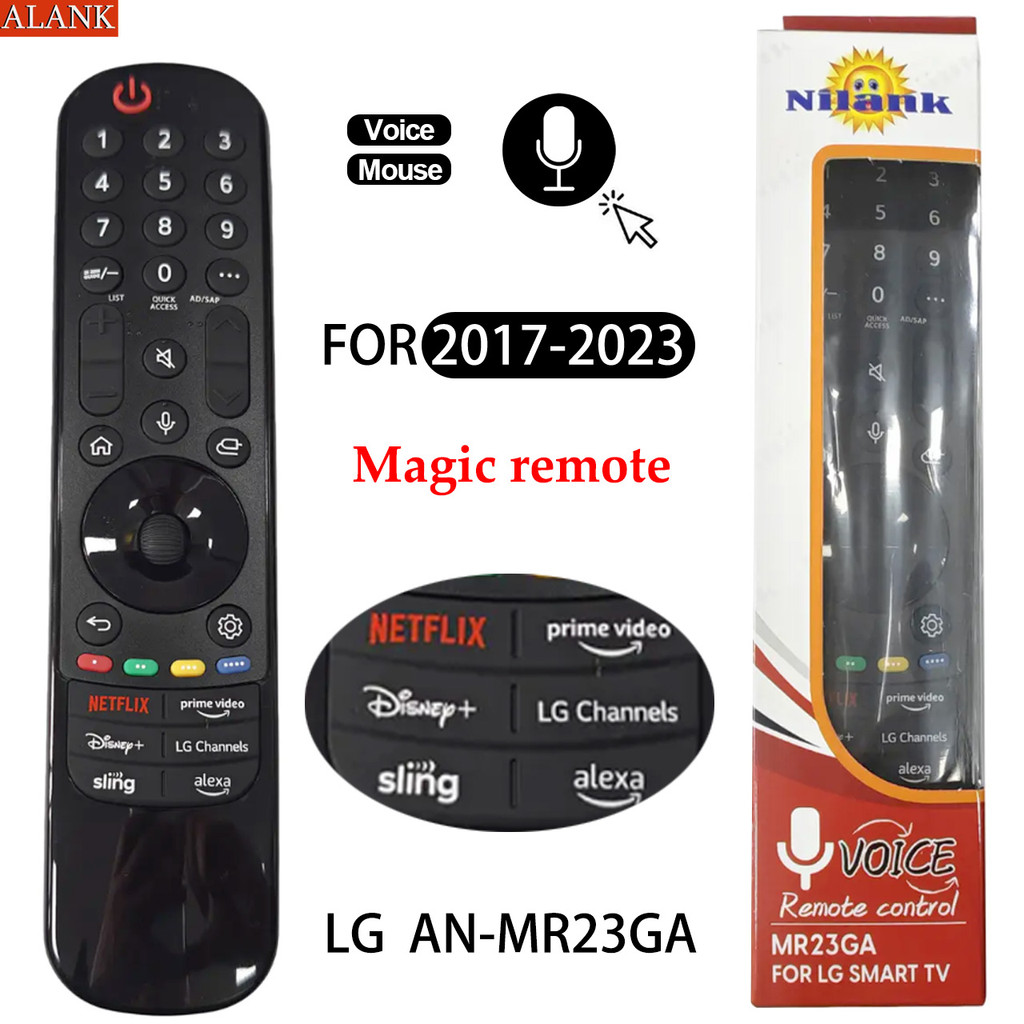 ALANK รีโมทคอนโทรล MR24GN เหมาะสําหรับ TIVI Smart LG (เฉพาะสมาร์ททีวี LG) รุ่นเสียงเมาส์ เหมาะสําหรับรุ่น 2018-2024