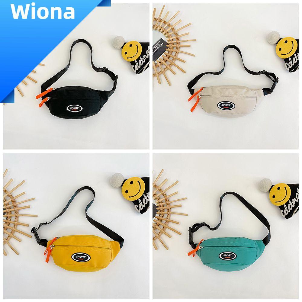 WIONA Fanny Pack Fashion Girl Boy Coin Purse Zipper Bag