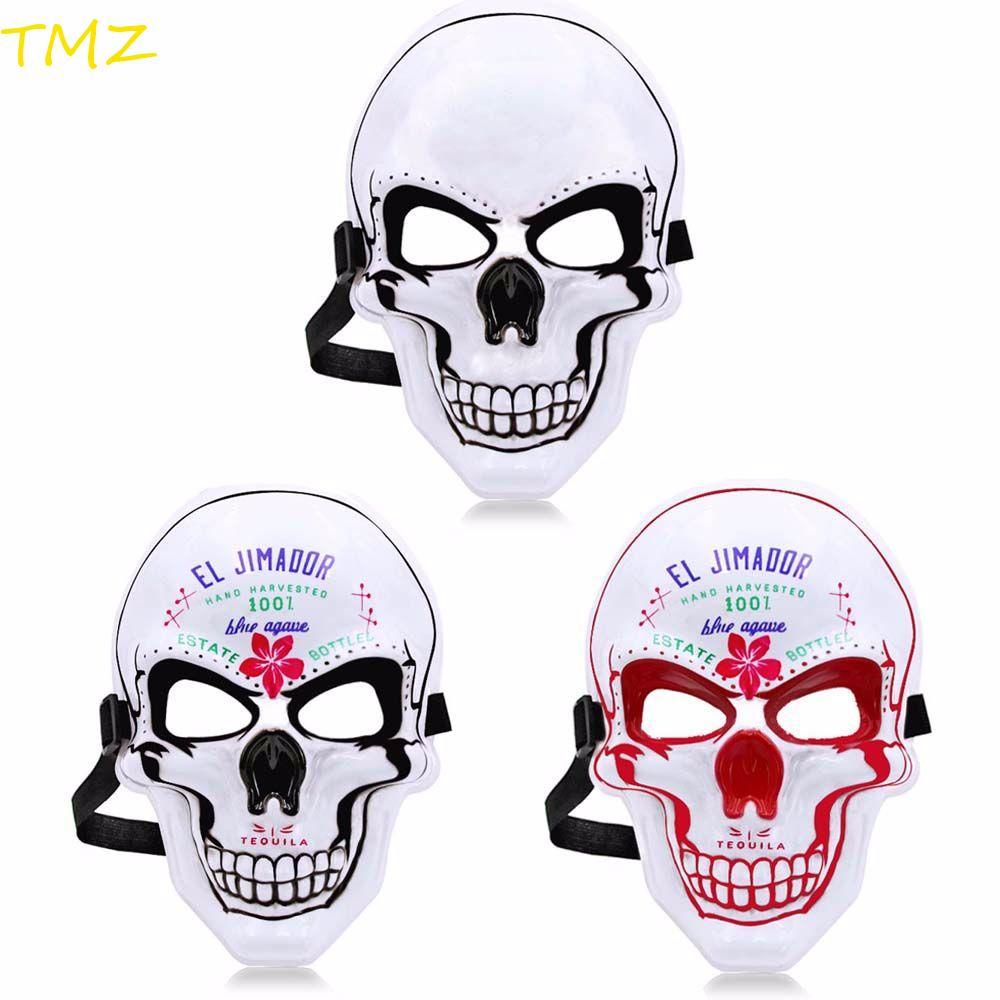 TMZ14968 หน้ากากคอสเพลย์คอสเพลย์ EL เฉพาะอะนิเมะหน้ากาก Headwear Skull Mask Party Mask Props