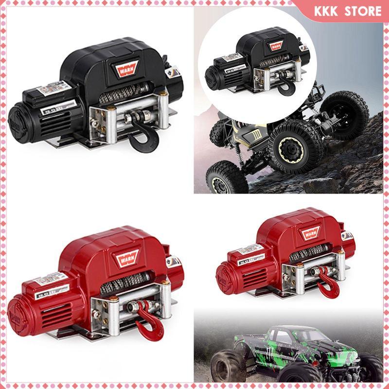[Wishshopefhx] รถรุ่น Winch RC รถ Winch มินิไฟฟ้าโลหะ Winch อุปกรณ์เสริม RC Winch จําลองของเล่นไฟฟ้า
