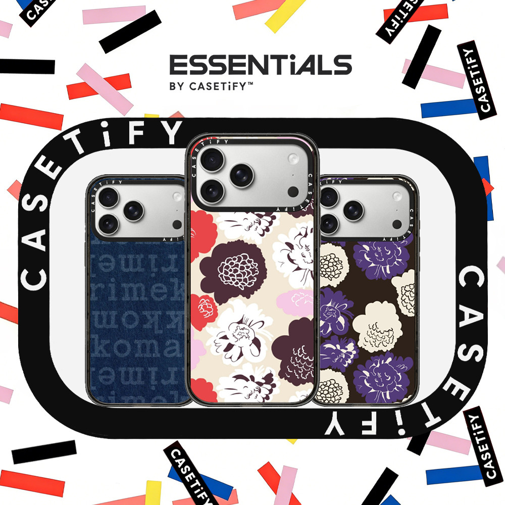 KASESTUDiO Marimekko พร้อมแม่เหล็กสําหรับ iPhone 17,iPhone 16,iPhone 15,iPhone13/14 ใช้งานร่วมกับ iPhone 17 Pro Max เคสโทรศัพท์คุณภาพสูงเคสแข็งกันกระแทก