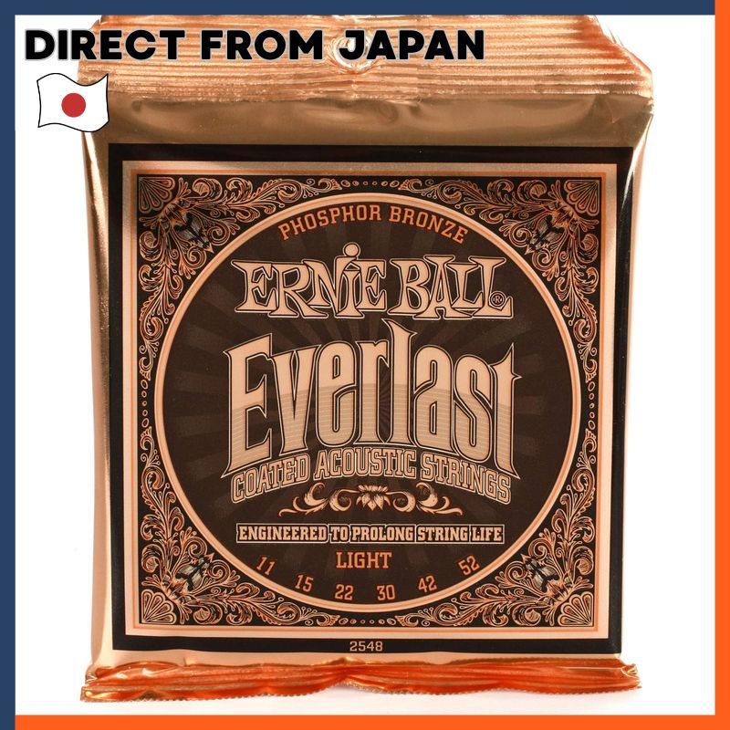 Ernie Ball Acoustic Guitar Strings Everlast Coated