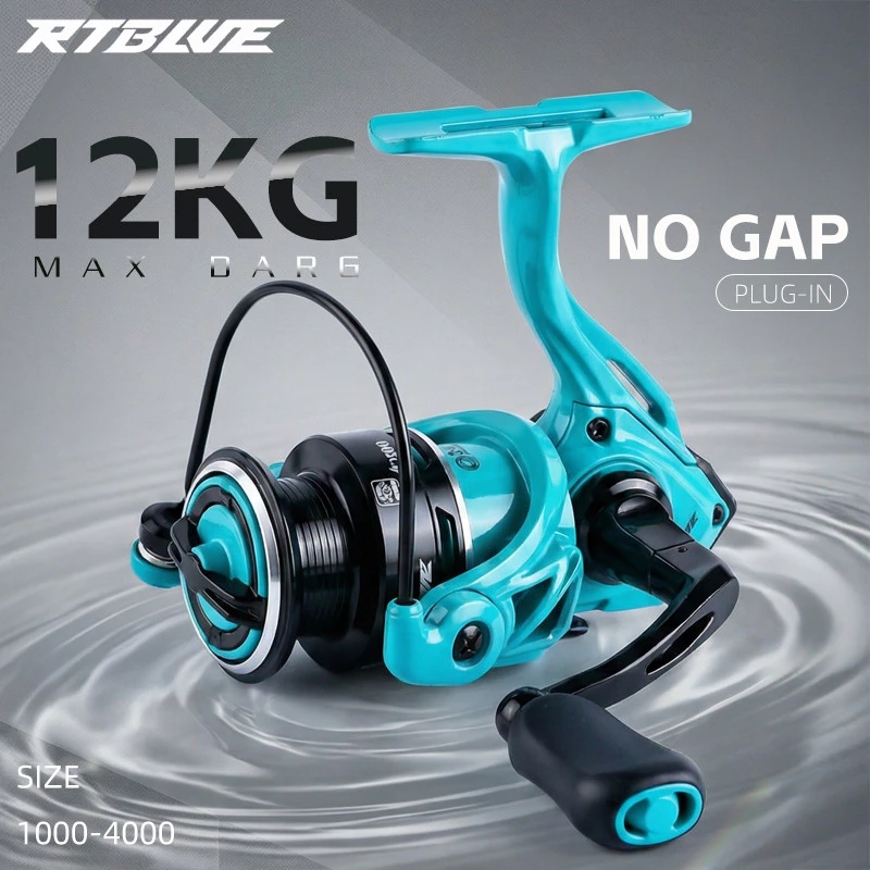 BEARKING RTBLUE A1 รอกหมุน สำหรับตกปลาน้ำเค็มและน้ำจืด Max Drag 12Kg Ratio 5.2:1