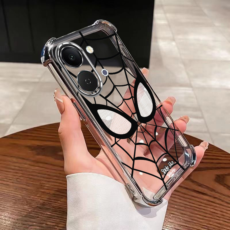 สําหรับ Xiaomi POCO X8 M8 F8 F7 Pro Max Ultra POCO C85 4G 5G Spider Man Candy สีเคสใส Anti Drop กันก