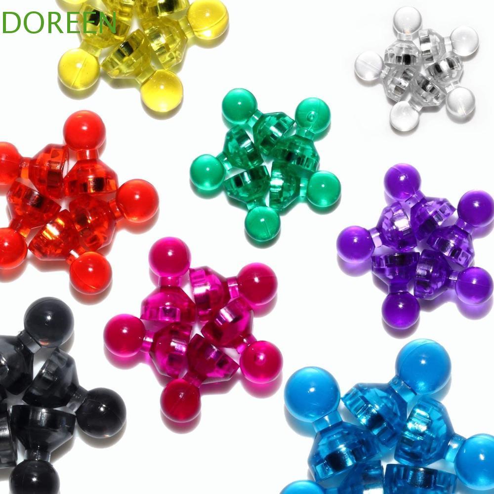 DOREEN Push Pins Magnets Neodymium 10 ชิ้น/แพ็ค แม่เหล็กกรวยอเนกประสงค์