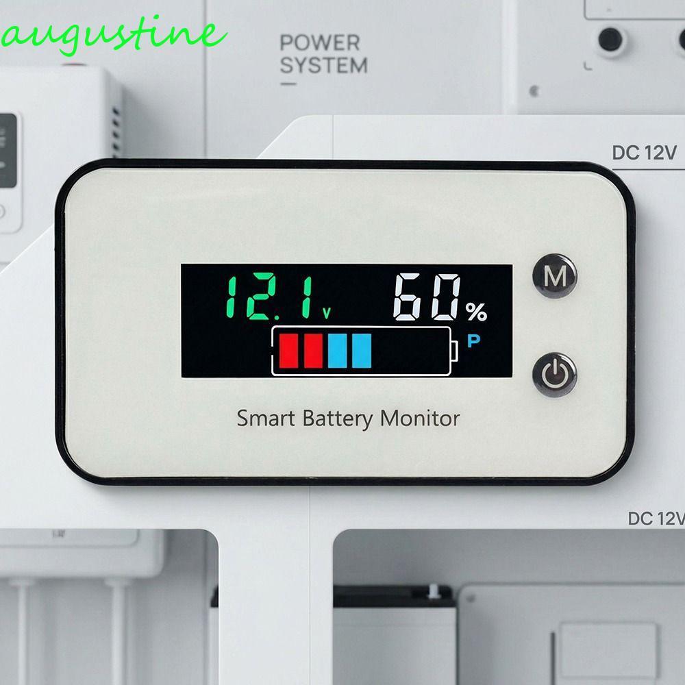AUGUSTINE เครื่องทดสอบความจุแบตเตอรี่,จอแสดงผลสี Buzzer Alarm แบตเตอรี่เครื่องวัดแรงดันไฟฟ้า, IPX7 ก