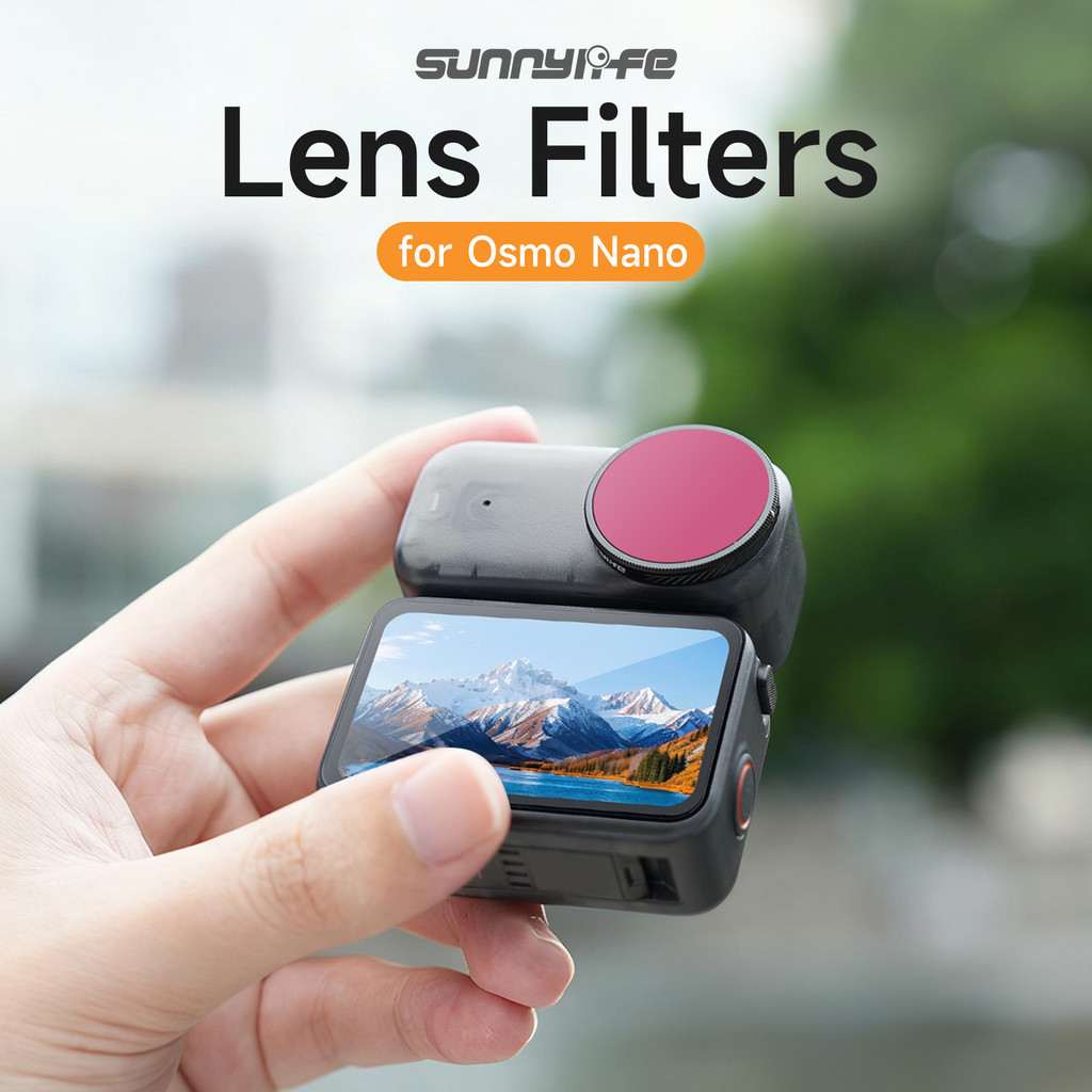 สําหรับ DJI OSMO ชุดกรองเลนส์นาโน MCUV CPL ND8/16/32/64 Night/Soft Star ชุดกรองสําหรับ DJI OSMO Nano ป้องกันอุปกรณ์เสริม