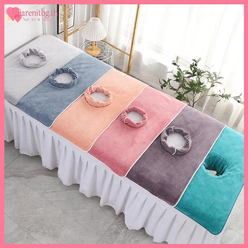 RENBG 40*80 ซม.หนา Beauty SPA โต๊ะนวด Planking Face Towel พร้อมเตียงหลุม TH