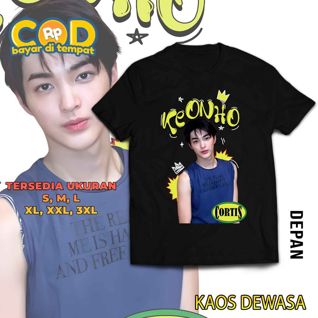 KATUN เสื้อยืด Noona C*rtis Keonho Boygroup ใหม่ Keonho, Martin, James, Seonghyeon, Juhoon เสื้อยืดผ