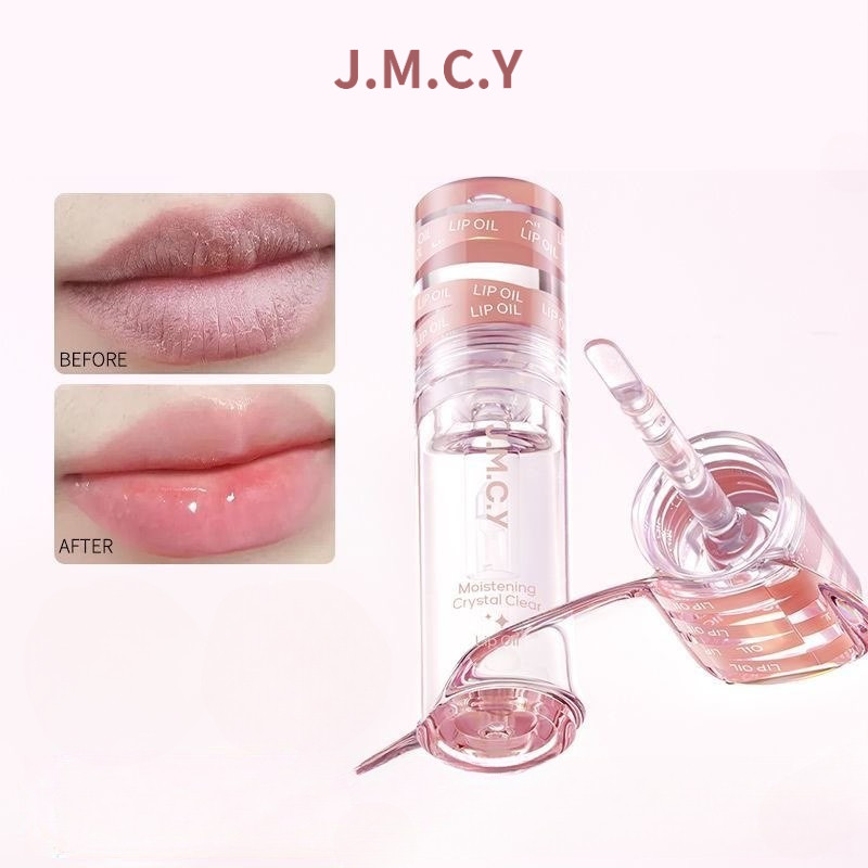 JMCY ลิปออยล์ ลิปเอสเซ้นส์ ลิปเซรั่มออยล์ ให้ความชุ่มชื้น ให้ความชุ่มชื้น ป้องกัน ขัดผิว ลิปบาล์มกลอ