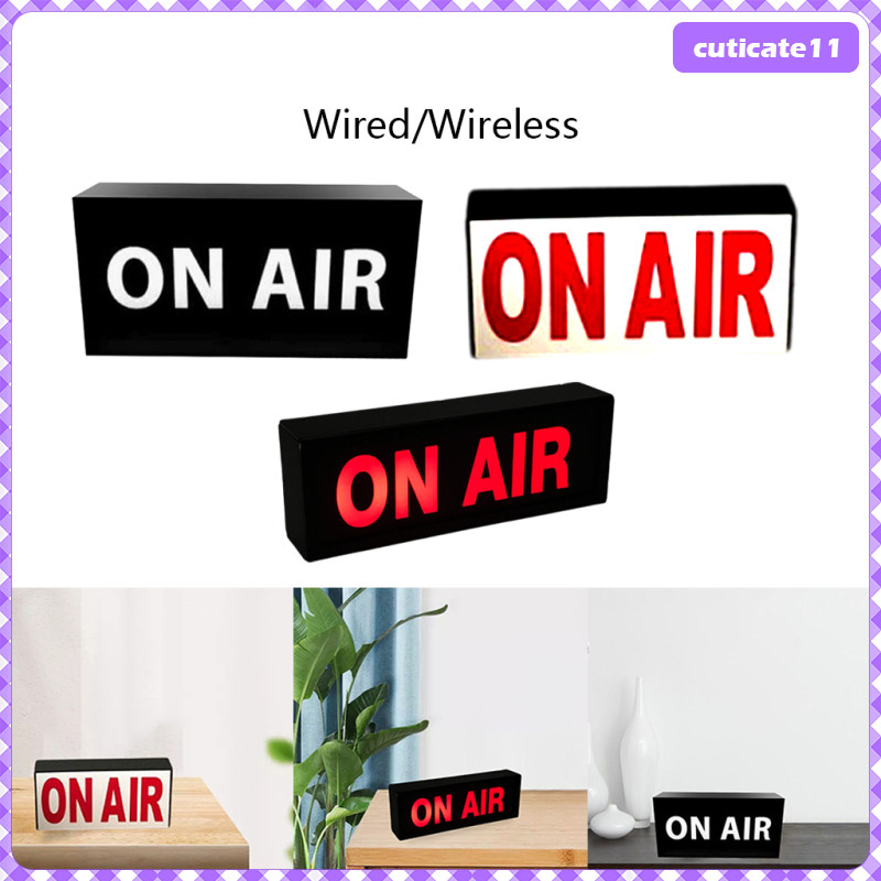 [Cuticate1] ป้ายสตูดิโอ ป้ายเรืองแสง LED Illuminated On The Air Light up Sign Recording