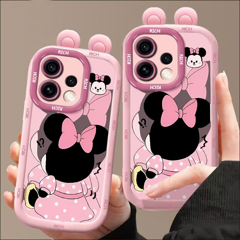สําหรับ OPPO Reno 15 5G / Reno 15 Pro Max กรณี OPPO Reno 15 Pro 5G Minnie Mouse เคสโทรศัพท์ใหม่ซิลิโคนเหลวคลุมทั้งหมดรุ่น Anti-Drop