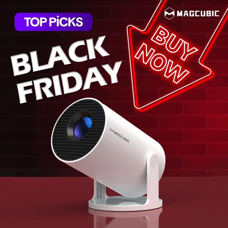 GLOBAL PICK Magcubic HY300Pro Android 14 โปรเจคเตอร์, Dual WiFi6 290ANSI Allwinner H726 BT5.4 1080P 