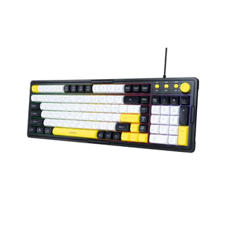 NUBWO NK52 WIRED GAMING KEYBOARD คีย์บอร์ดเกมมิ่ง เชื่อมต่อสาย USB มาพร้อมไฟ RAINBOW LIGHTING