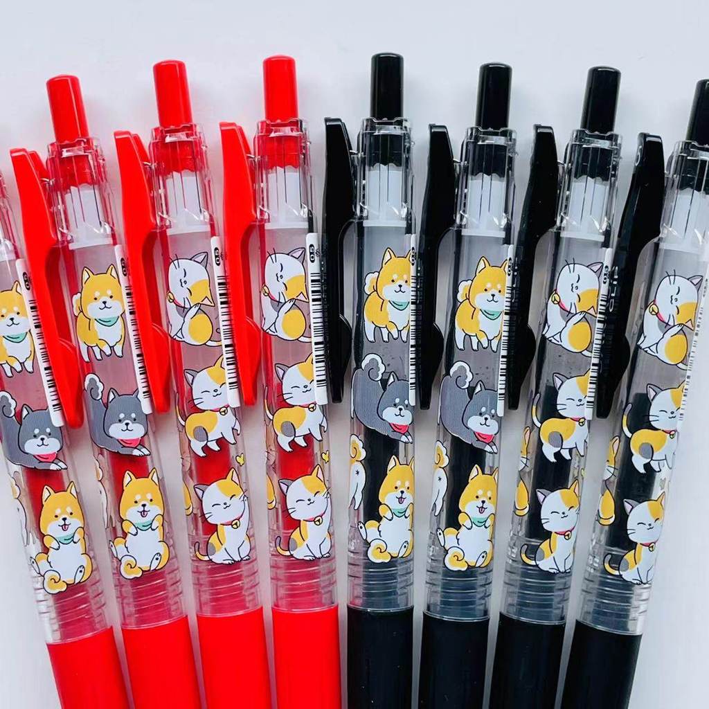 ผลิตในญี่ปุ่น ZEBRA/ZEBRA JJ15 Limited Shiba Inu Cat Aquarium Marine Life Color Press ปากกาเจล