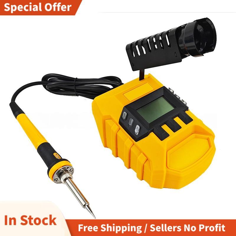 หัวแร้งไฟฟ้าสําหรับแบตเตอรี่ 18V 20V 60W ปรับอุณหภูมิได้ A