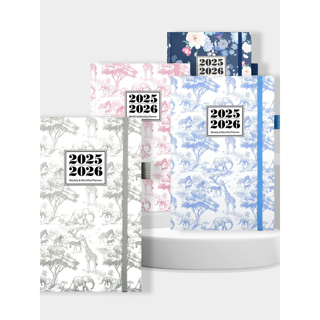 แพลนเนอร์ 2026 planner 2026 2025.7-2026.6 Cross-Border A5 English Weekly Planner Weekly Planner พร้อ