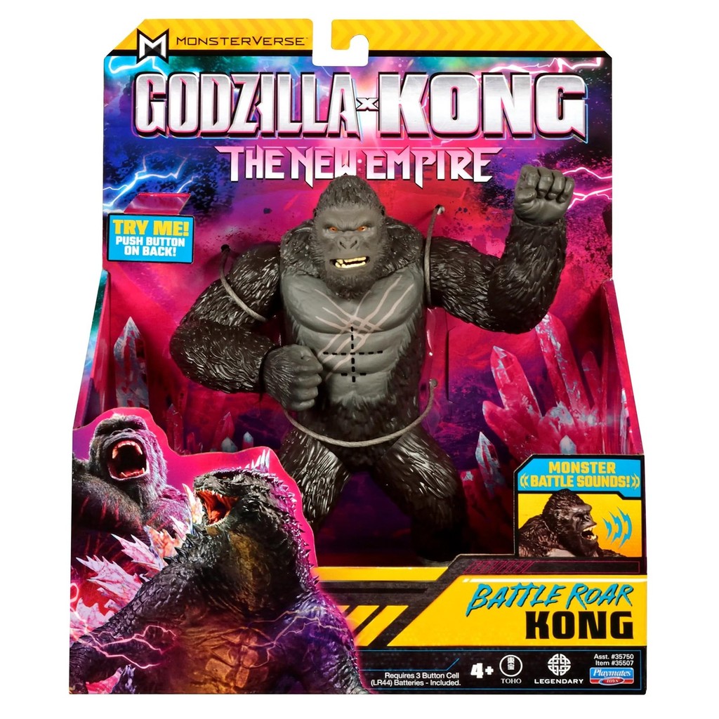 Godzilla x Kong 7" Battle Roar Kong Figure โดย Playmates Toys