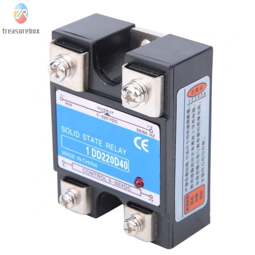 TRSBX❤️Control Relay 1.18x1.73x2.32in 3-32VDC Adapter Input 3-32VDC Load 5-220VDC
