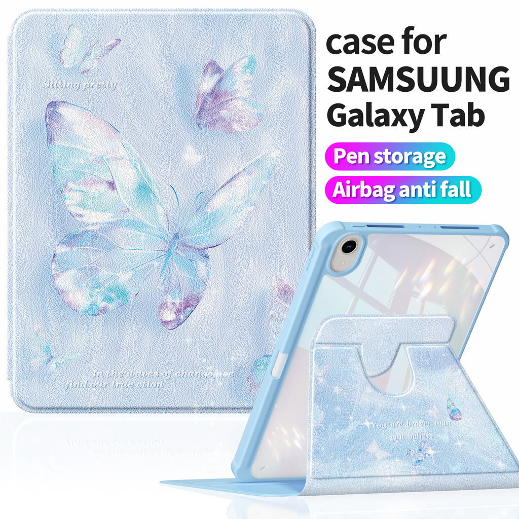 เคส Samsung Tab A9 8.7 | Tab A7 Lite 8.7" หนัง PU ทําความสะอาดง่าย | รูปแบบ DIY แสนสนุก | ด้านหลังอะคริลิคกันกระแทก | แท็บ A11 8.7" แท็บ A9+ 360°A1543 ความฝันแห่งความฝัน