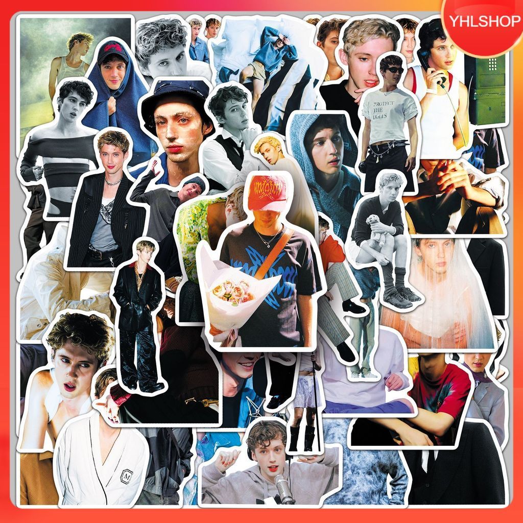 🍀ส่งจากไทย🍀50แบบ Sticker นักร้อง นักแสดง ทรอย ซีวาน ออสเตรเลีย แอฟริกาใต้ Troye Sivan South Africa A