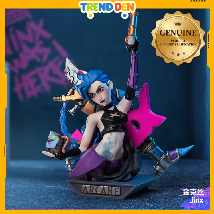 ของแท้แน่นอน ตุ๊กตาผ้ากำมะหยี่ ของเล่น ตุ๊กตา 【Arcane: League of Legends Series】 Figure Blind Box ขอ