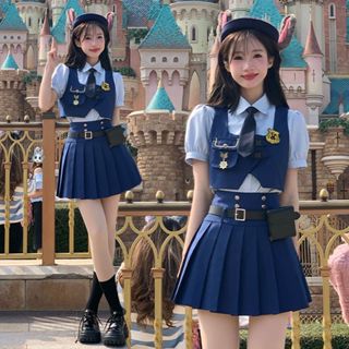 ชุดคอสเพลย์จูดี้จากซูโทเปีย สไตล์โรงเรียน สำหรับเด็กผู้หญิง