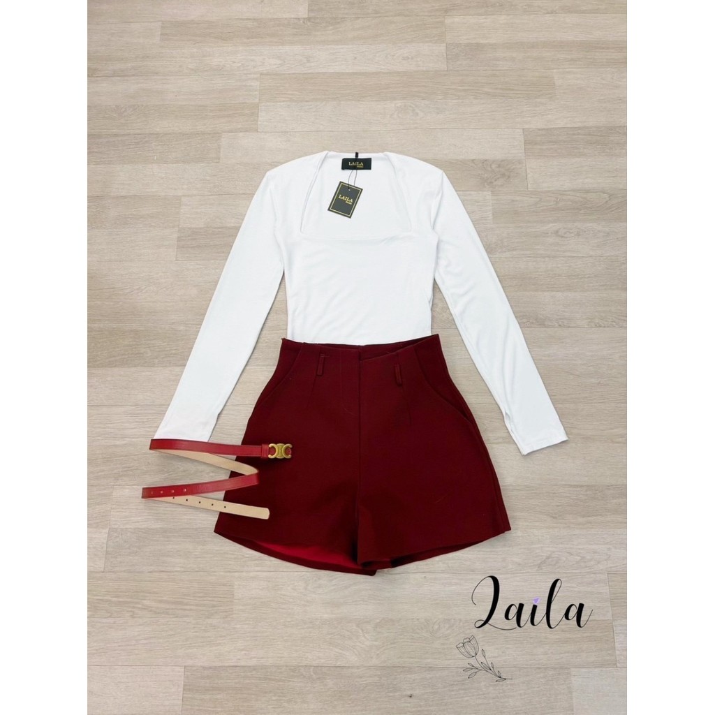 S-XL ชุดเซ็ท Everyday Looks บอดี้สูทแขนยาวสีดำ + รูปที่ 8