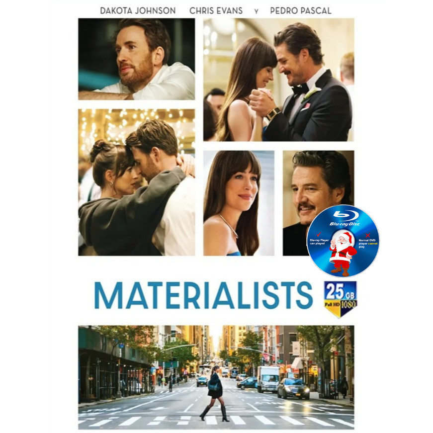 E-BLURAY Materialists (2025)  Romance/Comedy Dakota Johnson Chris Evans ENGLISH MOVIE