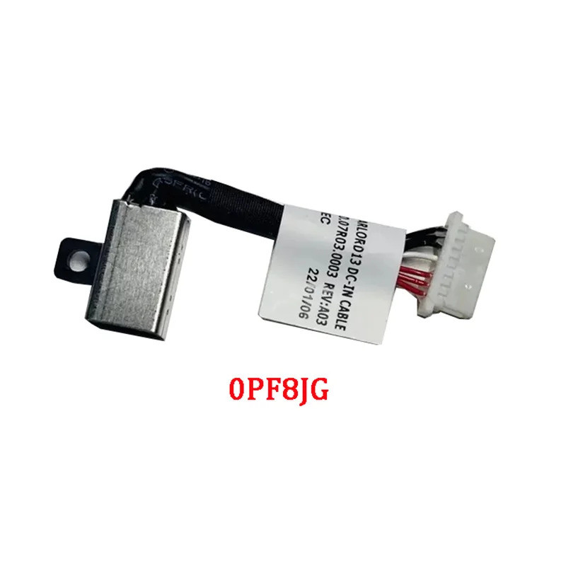 แล็ปท็อปใหม่ DC Power Jack สําหรับ DELL 13 5368 5378 0PF8JG 4.5*3.0 PF8JG JDX1R Y