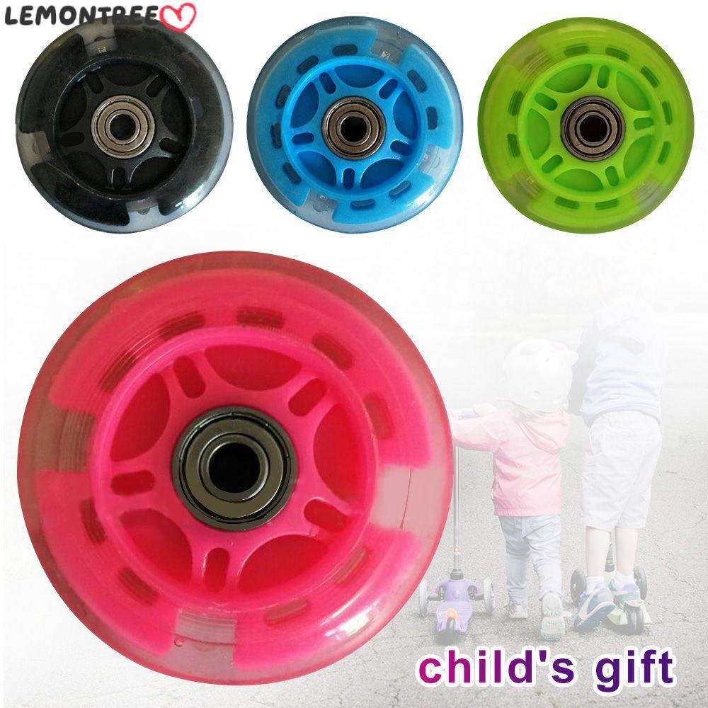 LEMONTREE LED Scooter Wheel คุณภาพสูง 4 สี Light Kids Scooter Bearings