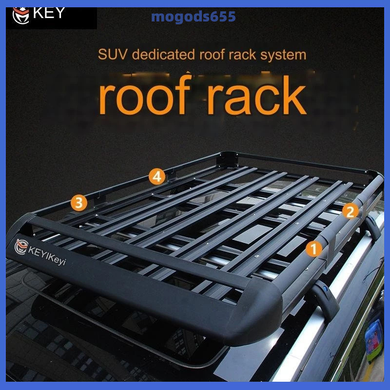 SUV roof rack car luggage frame aluminum alloy travel rack universal modified roof rack Carrier Lugg