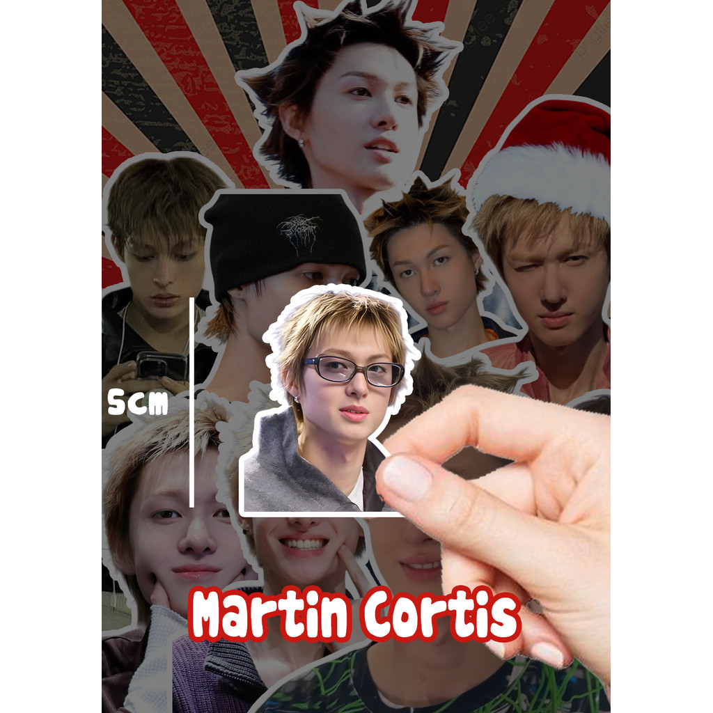 ชุดสติ๊กเกอร์ Martin Cortis แบบตัดสําเร็จ 144 ชิ้น For You Enjoy สติ๊กเกอร์ Carefree อย่ากลัวทุกอย่า