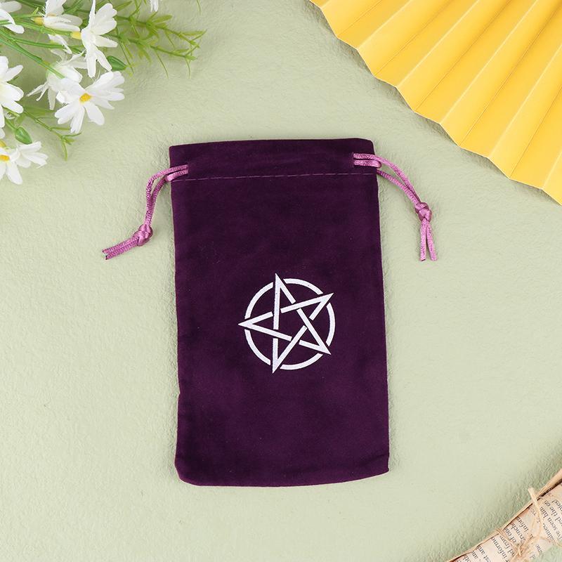 BBTH 1 PC กํามะหยี่ Tarots Oracle การ์ดเก็บกระเป๋า Runes Constellation อุปกรณ์เครื่องประดับลูกเต๋ากร