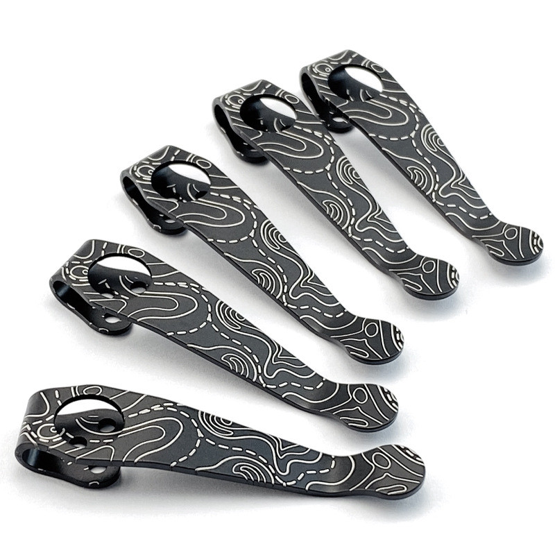 Spider C81 Back Clip Spider C10 Titanium Alloy Clip Pocket Clip SPYDERCO Paramilitary 2