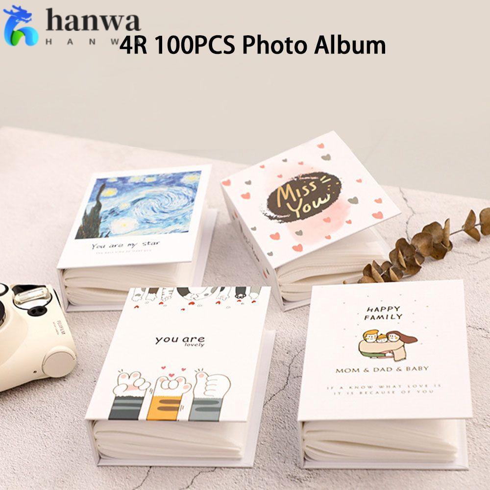 HANWA คอลเลกชันอัลบั้ม 100 ชิ้น, อัลบั้มภาพ 4R หลากสีการ์ตูน, สมุดอนุสรณ์ PVC