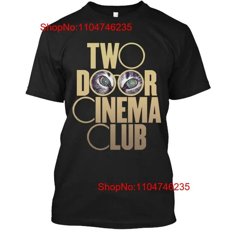 ใหม่ เสื้อยืดโลโก้ศิลปะย้อนยุคสองประตู Cinema Club Ireland ขนาด S 4XL เสื้อผ้าดีไซเนอร์ผู้ชายยืด