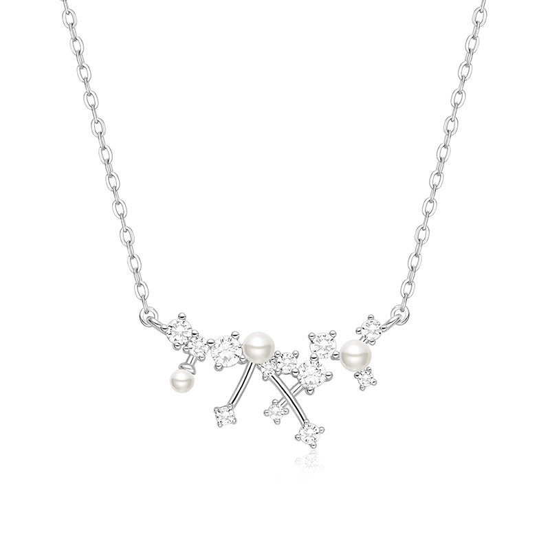 [พร้อมกล่อง] เครื่องประดับ Little Nebula Clavicle Chain สไตล์หรูหรา สำหรับสร้อยคอ ของขวัญพิเศษ