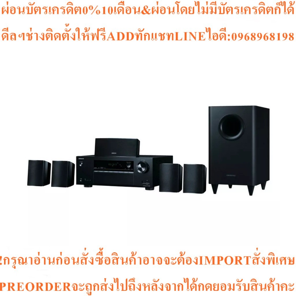 ONKYOชุดโฮมเธียเตอร์5.1CH100วัตต์RMSรุ่นHT-S3800สินค้าใหม่ต้องสั่งเบิกจากศูนย์แท้ๆ100%PREORDERฟรีSOU