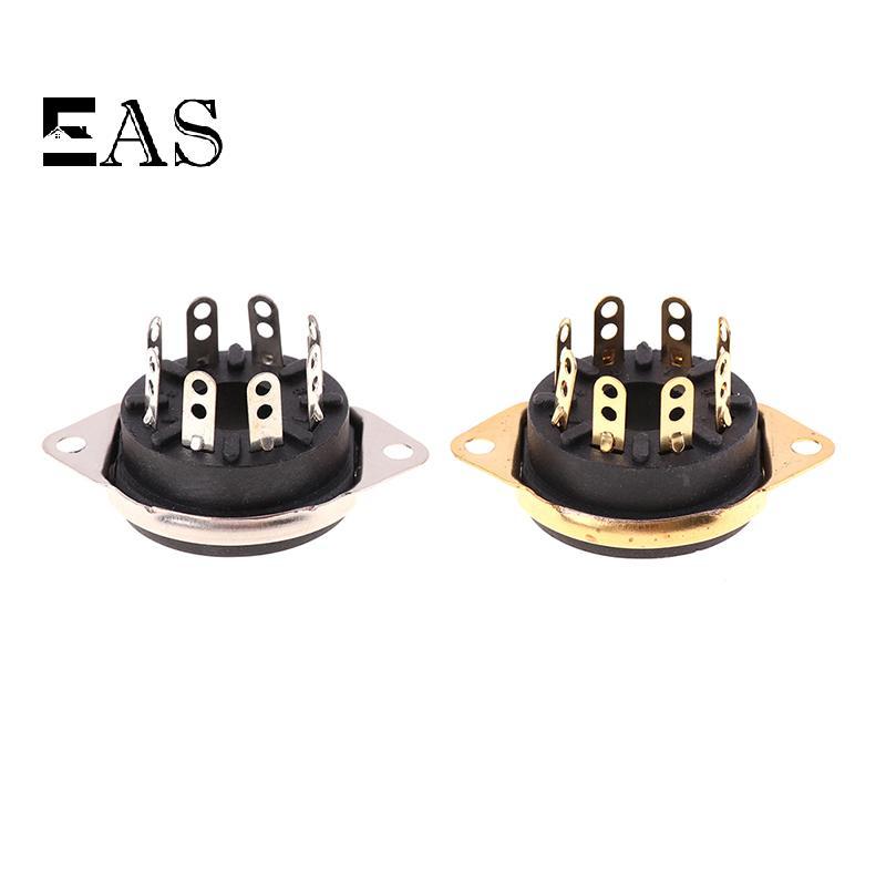 [EA] แชสซีเมาท์ 8pin Bakelite Tube Soet Base สําหรับ 6550B 6CA7 EL34 6L6 KT88 Vintage AMP DIY TH
