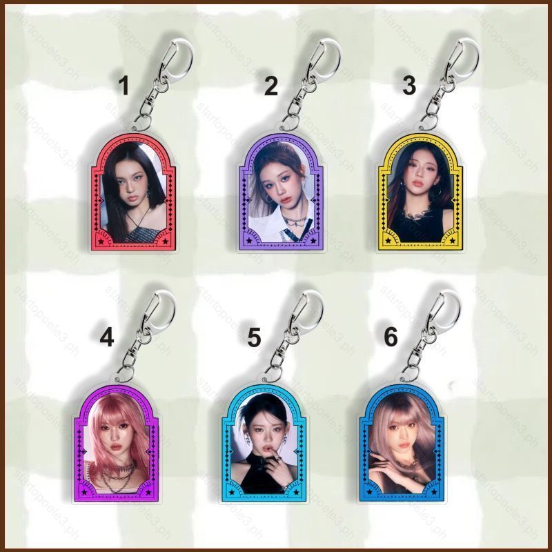 ST3 BABYMONSTER ASA พวงกุญแจอะคริลิค BAEMON HOUSE จี้ CHIQUITA กระเป๋าอุปกรณ์ต่อพ่วง Star อุปกรณ์เสร