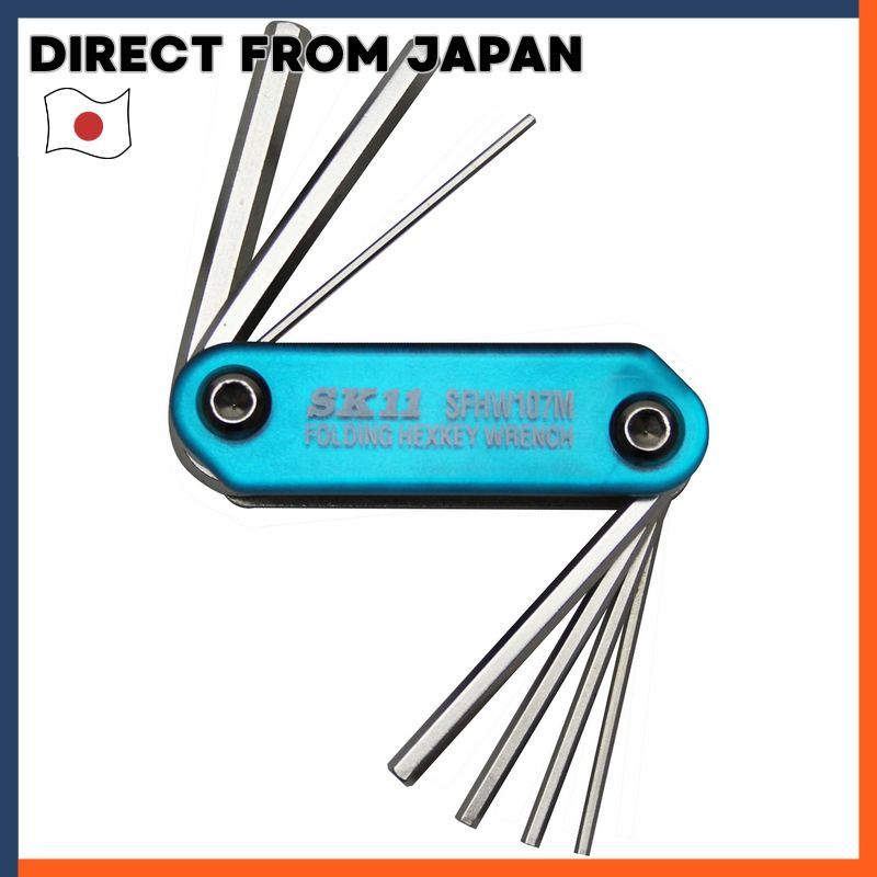 SK11 Folding Wrench Set Compact and Portable Tool Kit