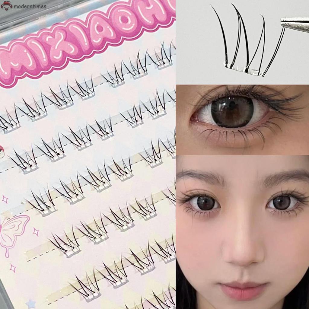 คอสเพลย์แต่ละ Lashes Clusters Soft Manga Bottom Cluster Lashes สําหรับช้อปปิ้งออกเดททุกวันใช้