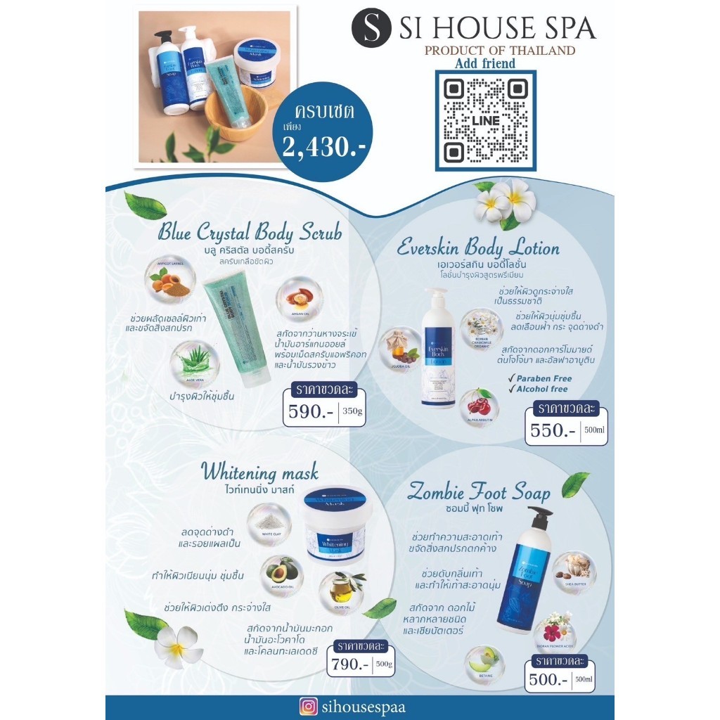 เซตสปามือ SET SPA  / Si House Spa