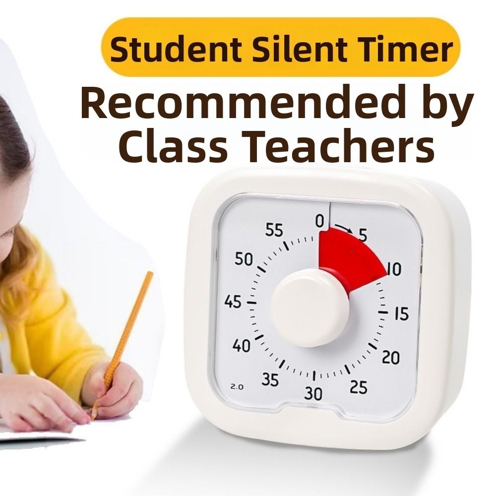 STELLARLINX Visual Timer, 60-Minute พร้อมขาตั้งจับเวลานับถอยหลัง,MultiFunctional Self-discipline Loud Time Management ห้องครัวทําอาหารจับเวลาห้องอ่านหนังสือ ราคา ถูกที่สุด ดีลบีเคเค แกลเลอรีภาพที่ 9