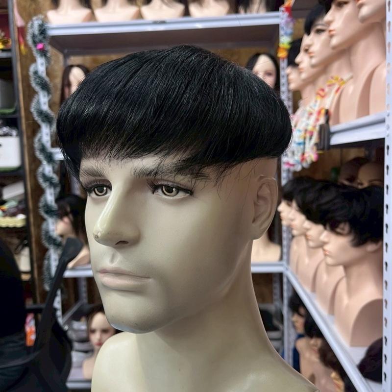 M05 แผ่นปิดผมบางผมแท้ รุ่นใหม่ ทอเครื่อง ติดได้ทั้งกิ๊ฟและกาว ผมยาวกว่าM01และM02