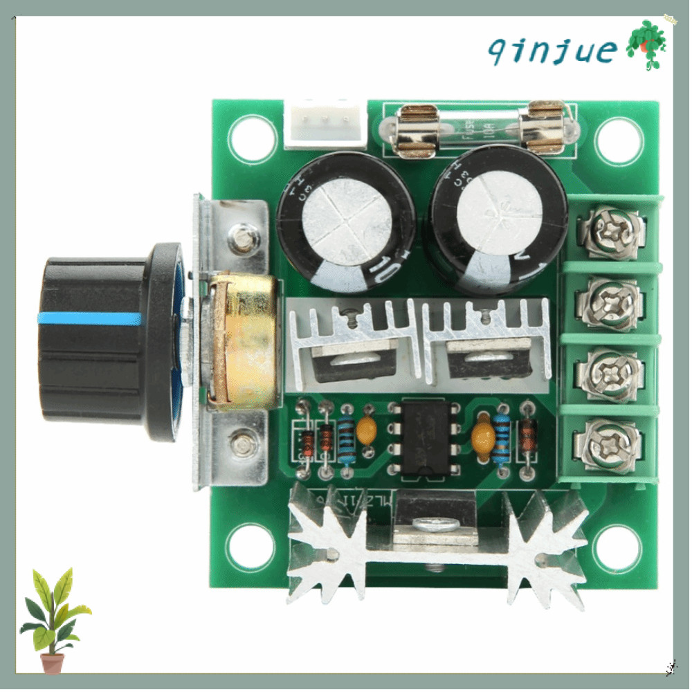 QINJUE PWM Motor Governor, 10A PWM ควบคุม PWM DC Motor Governor, โมดูลควบคุม 12V-40V Stepless PWM มอ