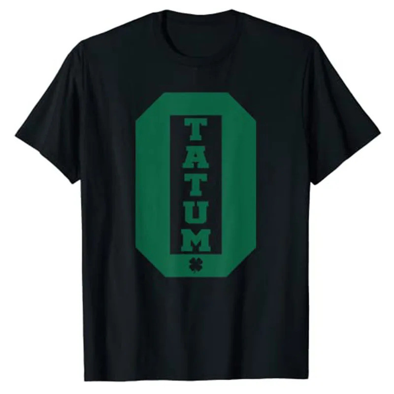 ทีเชิ้ต Tatum ชุดแฟนคลับ Tatum ไอเดียของขวัญ เสื้อกีฬาพิมพ์ตัวอักษร แขนสั้น เสื้อเจอร์ซีย์สำหรับคนรั